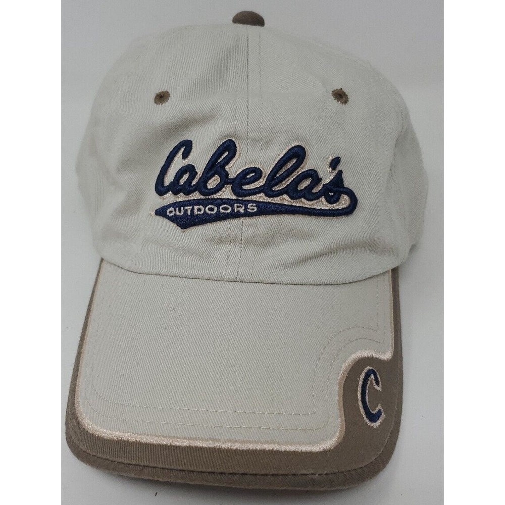 Cabela's Outdoors Strap Back Hat Tan / Khaki OSFM Adjustable